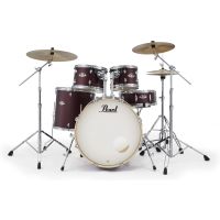 Pearl Export Rock + Pack HWP-834 + Pack PX 14/16/20 Satin Scarlet  - Vue 1